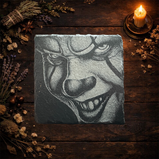 Horror Movie Slate Coasters – Cute Mugshots & Classic Horror Villains