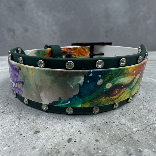 Myth & Macarbe dog collars
