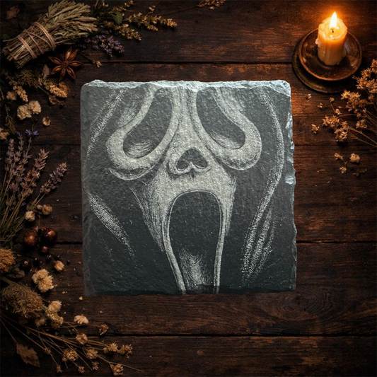 Horror Movie Slate Coasters – Cute Mugshots & Classic Horror Villains