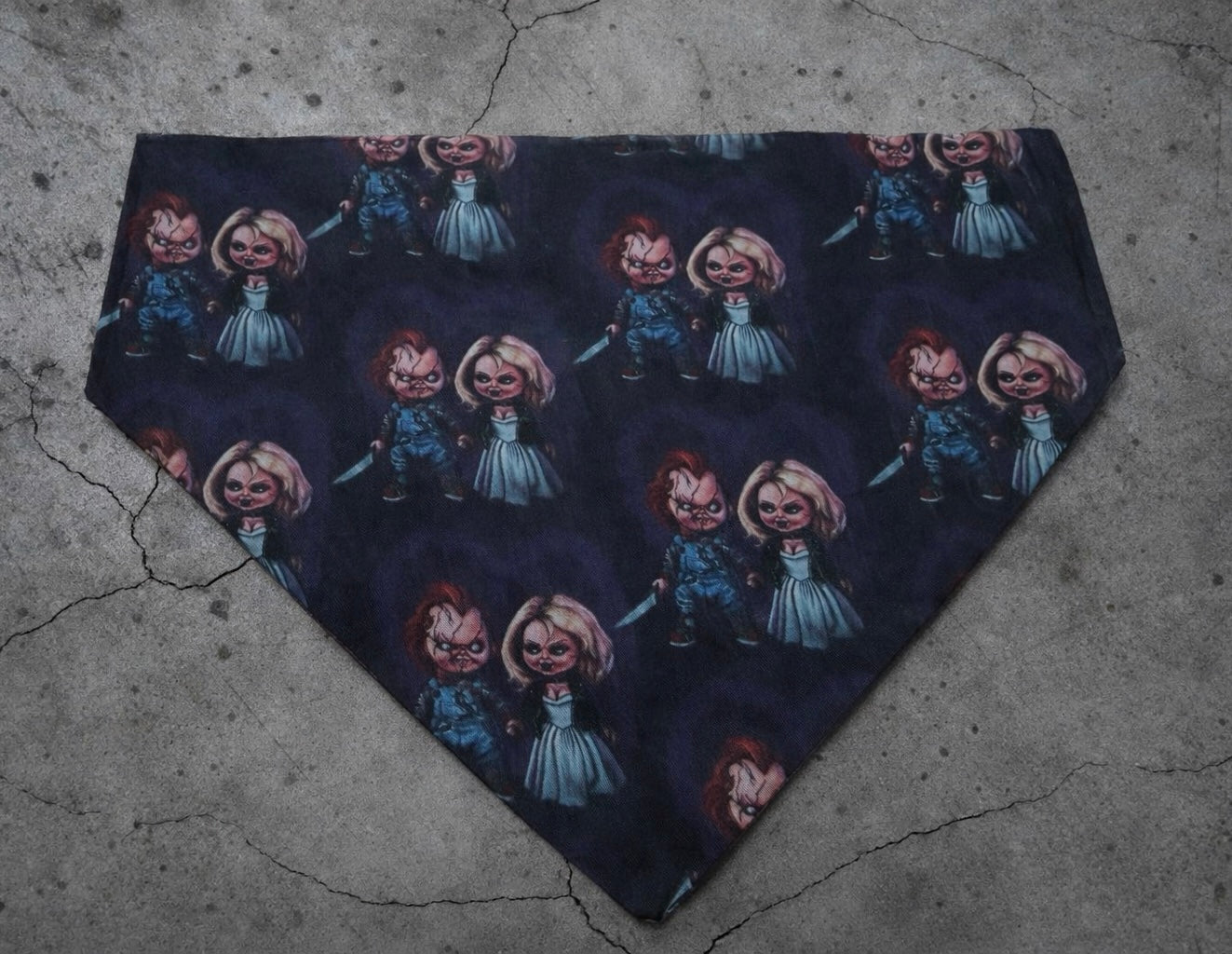 Spooky Slip on Dog Bandannas