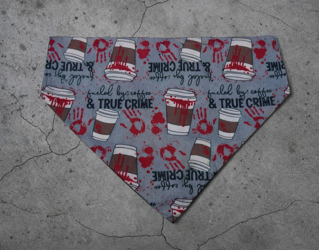 Spooky Slip on Dog Bandannas