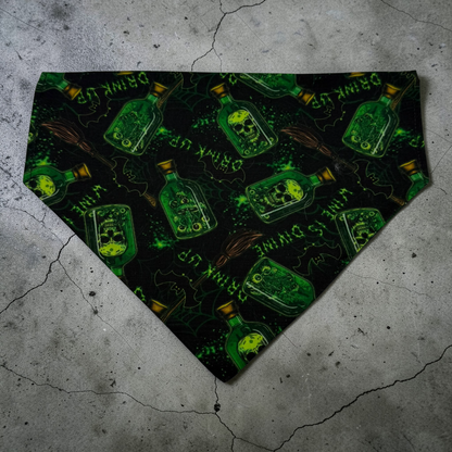 Spooky Slip on Dog Bandannas
