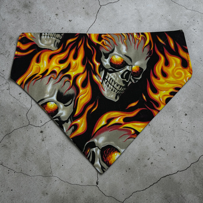Spooky Slip on Dog Bandannas