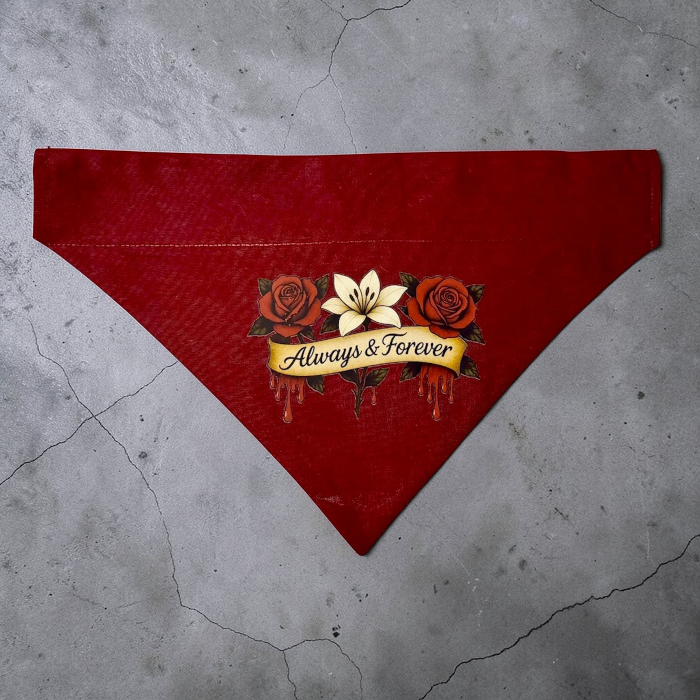 Spooky Slip on Dog Bandannas