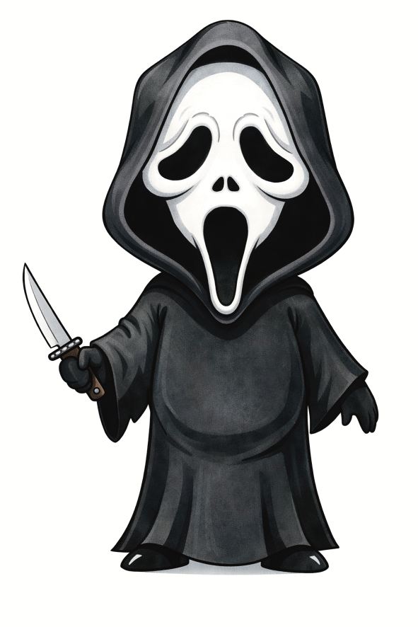 Cartoon Horror movie Fridge Magnets