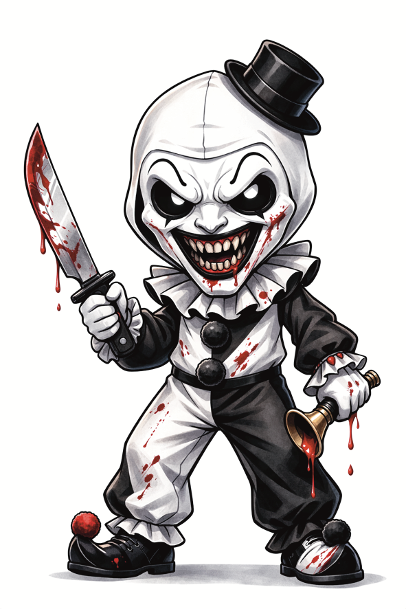 Cartoon Horror movie Fridge Magnets