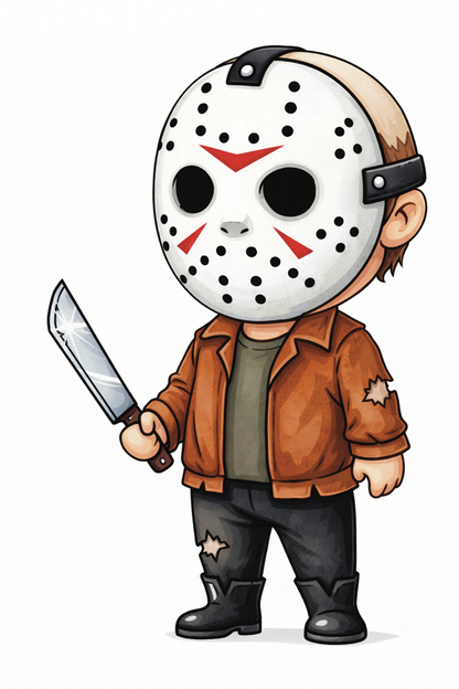 Cartoon Horror movie Fridge Magnets