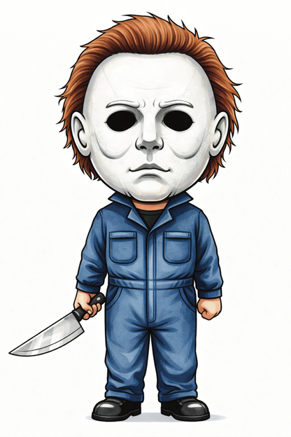 Cartoon Horror movie Fridge Magnets