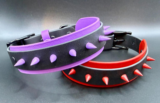 Spiked dog collar