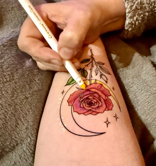 Mood Doodles  Colour-In Temporary Tattoos for Emotional Well-Being